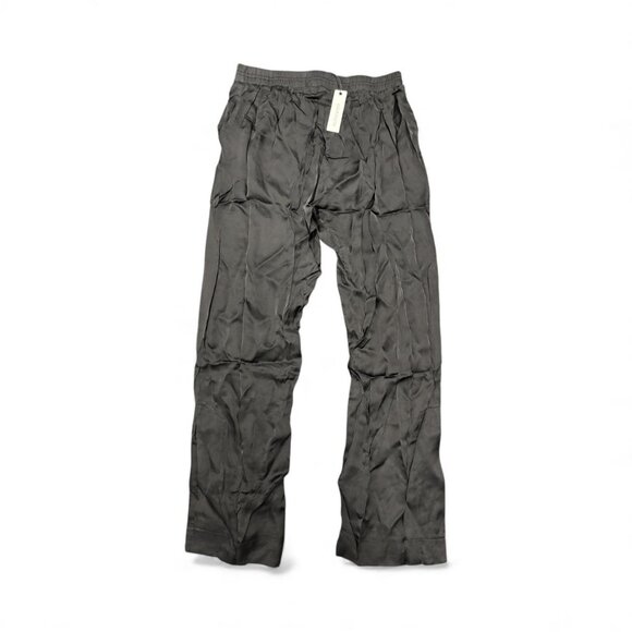 Pants - Women elastic waist silk pants size M black